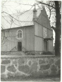 Remont kościoła lata 80